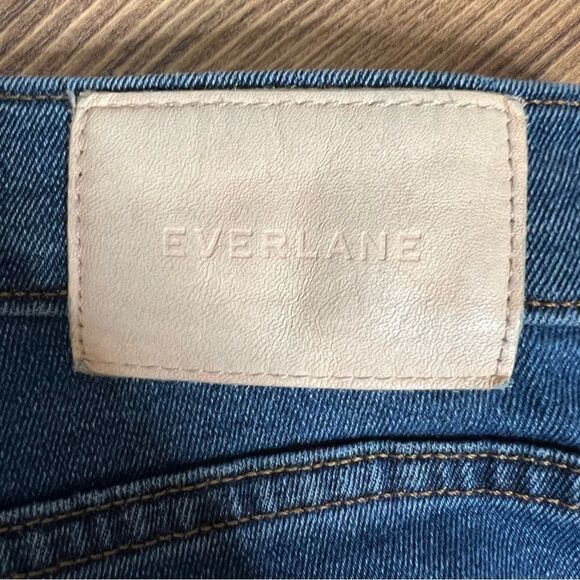 Everlane the vintage skinny button fly ankle distressed jeans size 31 - Picture 9 of 9